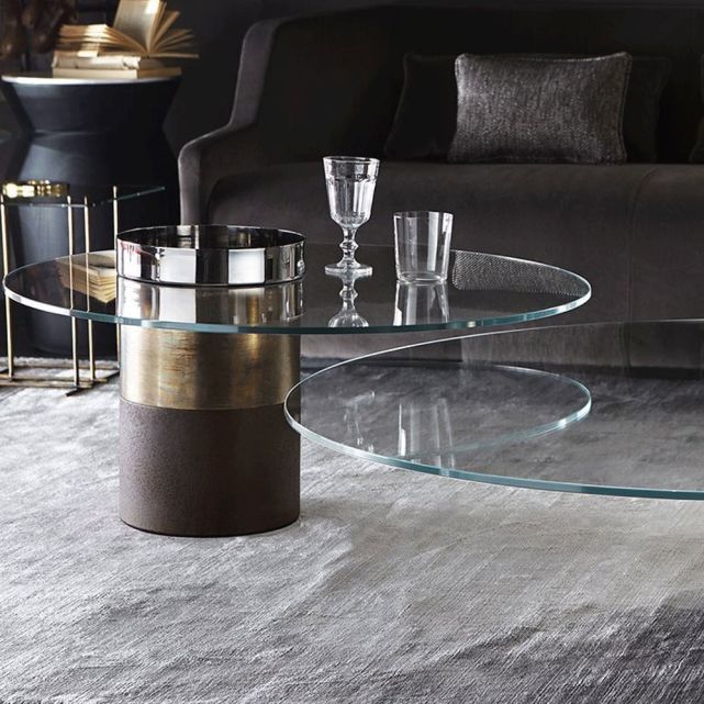 黄铜|绝了绝了!有一个这样的茶几,还会怕客厅丑?