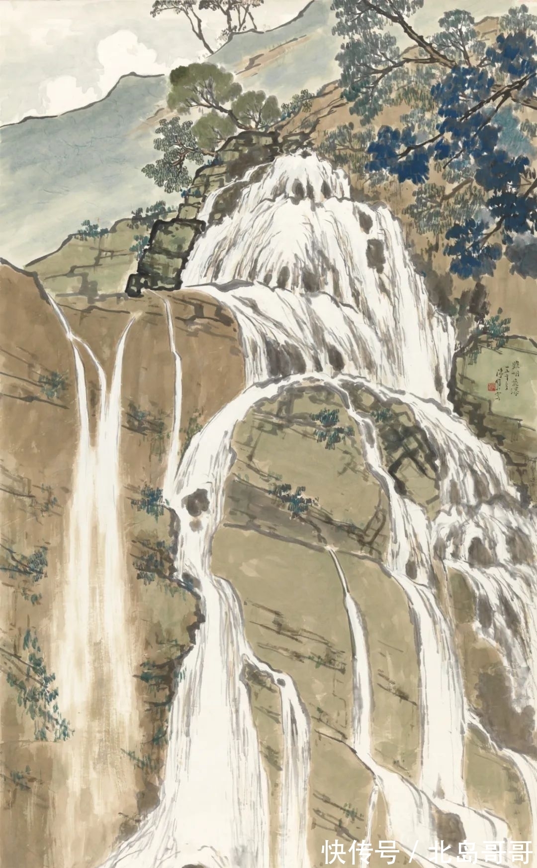 绘画@“中国美术馆‘典藏活化’系列展:只信仙都有此奇——陈树人绘画作品展”在中国美术馆