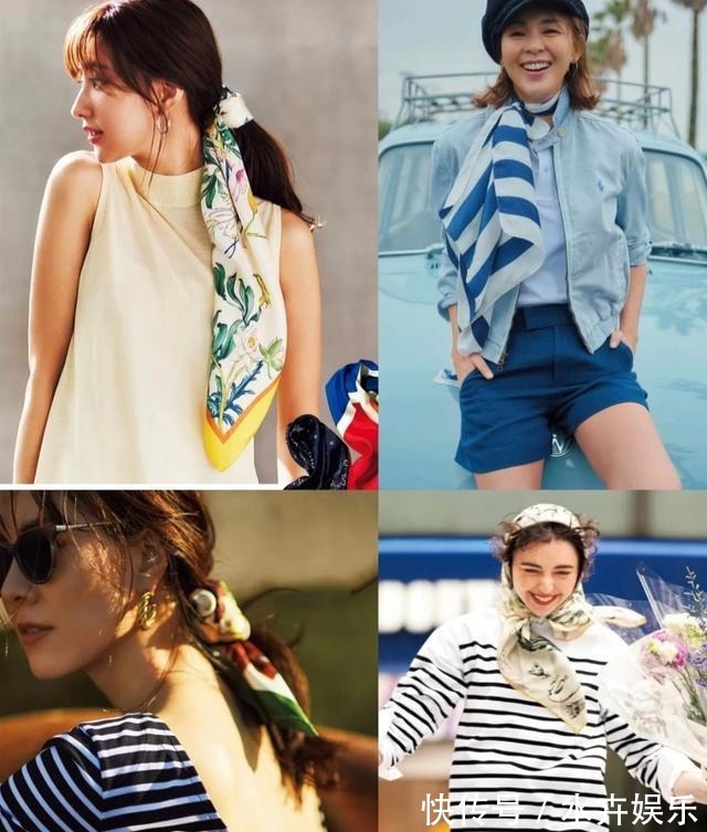 丝巾 丝巾才是提升优雅气质的法宝,日系穿搭教你多种系法,每种都心动