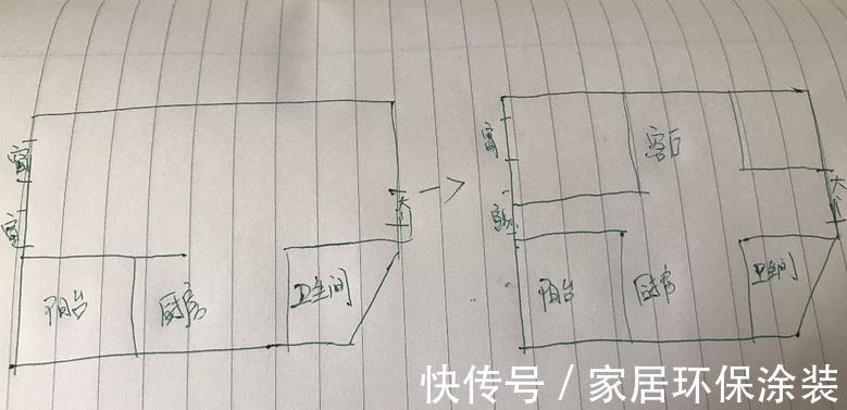 完工|实际面积42平,一房改成两房卧室很迷你,完工不到6万,值!