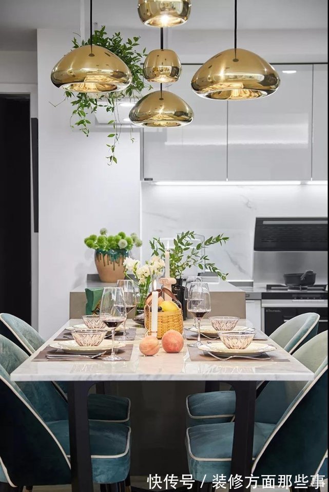 装修风格|100平现代简约风三居室,清新不失活力,优雅中带着精致