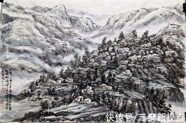 陕西#大美山河在巫溪——陕西当代国画艺术研究院赴重庆巫溪写生