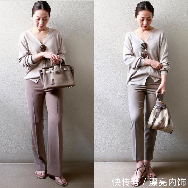 50岁女人别总穿一身黑了,不妨试试这样穿,显白还减龄