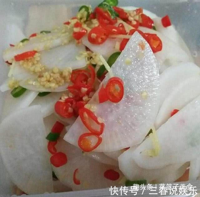白萝卜|现在腌萝卜最合适，不放盐不放水，一天就可以吃，爽脆入味超下饭