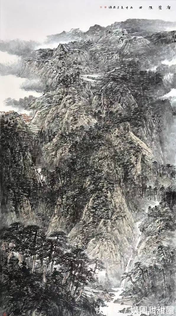 幅幅|李德禄山水画作品集,幅幅都美不胜收、气势磅礴