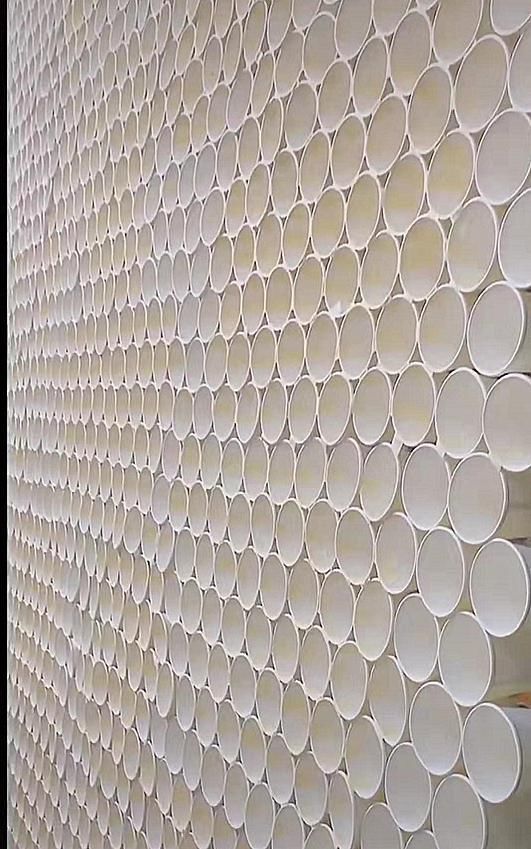 梵高$美术生用纸杯画“梵高”,起初看着都费劲,成品一出下一个艺术大家