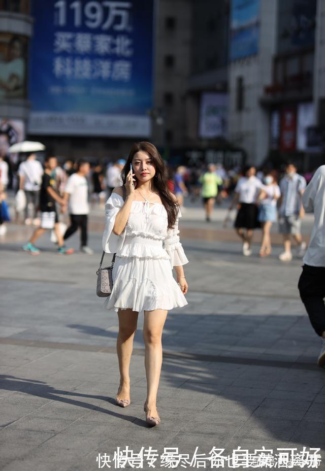 连衣裙|微胖美女显瘦穿搭,选择束腰连衣裙,轻松隐藏“小肉肉”
