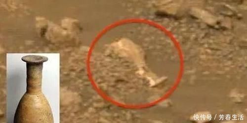 火星 火星有发现,有人在火星表面看到古瓶,照片来自美国好奇号