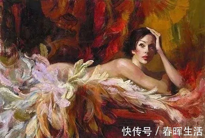 irene@她的油画有一种惊艳脱俗的美,乌克兰天才女画家艾琳·谢里