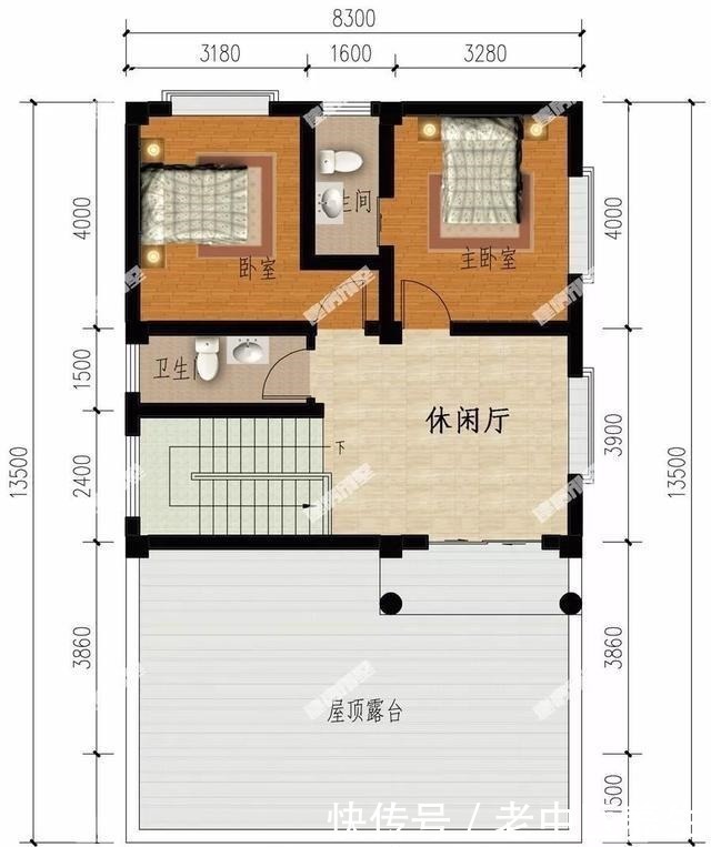 观景|面宽8米左右的两栋自建房，外观都很漂亮，第二栋可住好几户！