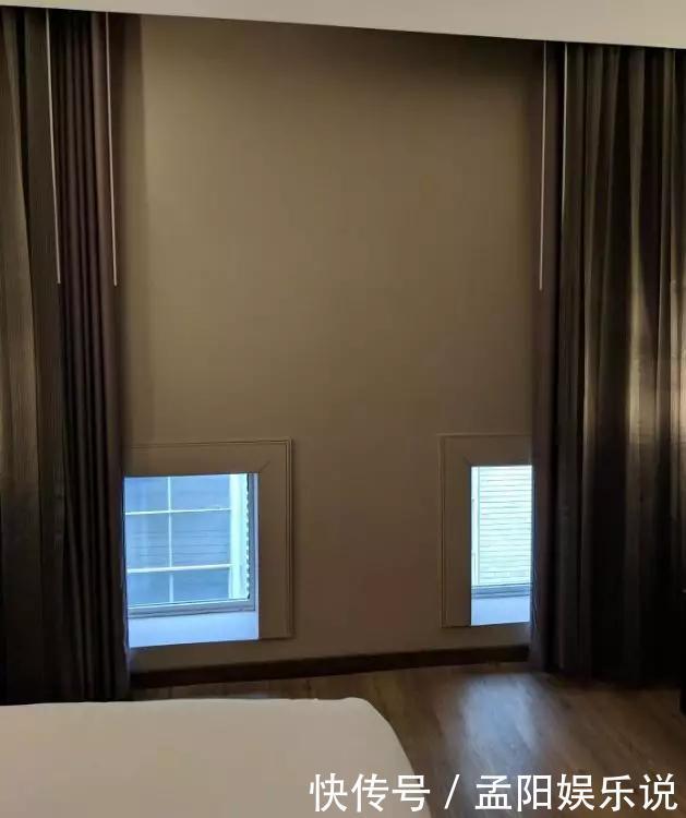 出国度假的我，居然在酒店的窗帘上发现了一些诡异的花纹