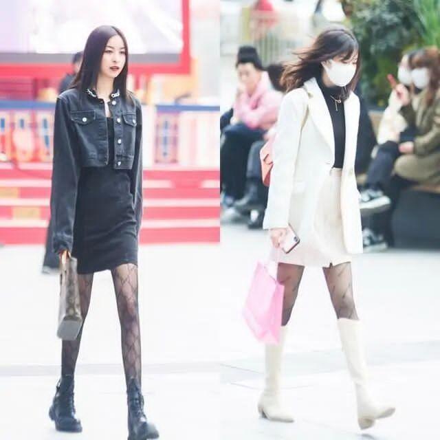 肉感|别再穿堆堆袜了! 街拍达人更爱穿“丝袜”, 高级又显瘦, 很吸睛