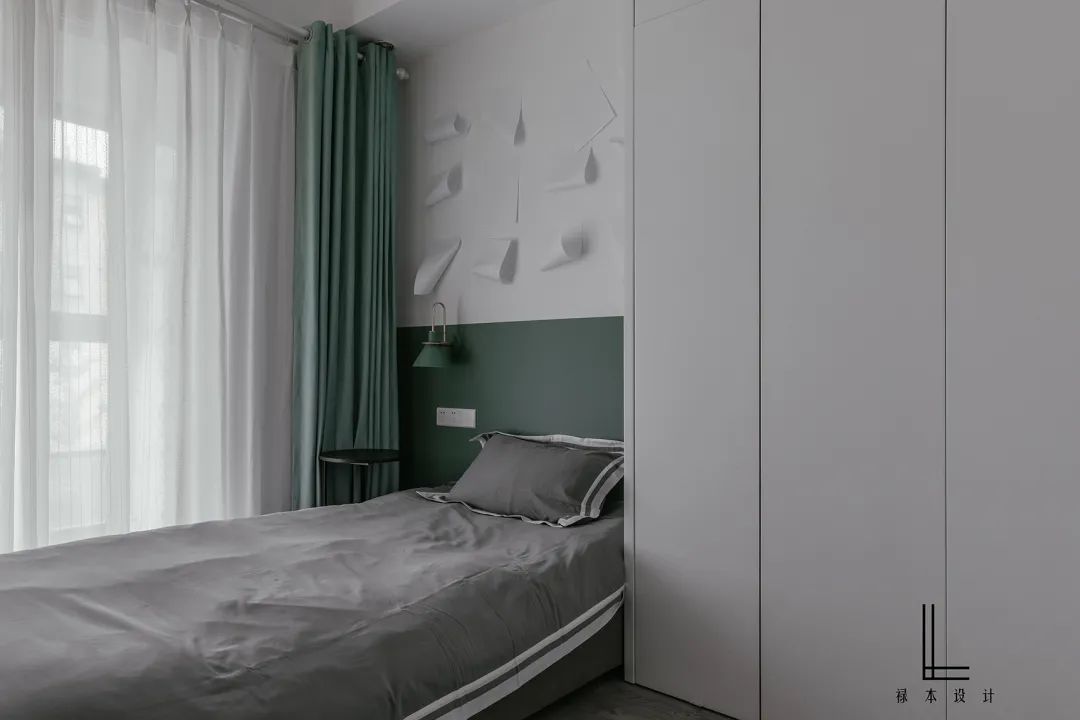 极简|137㎡现代极简，圆弧形的墙角与门洞，简约洁白的时尚感