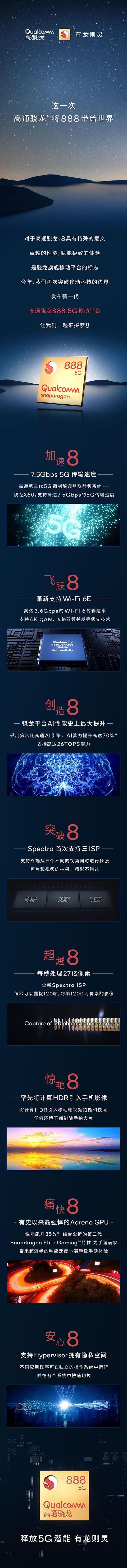 骁龙|一图看懂高通骁龙888：用“八个8”带你突破科技边界