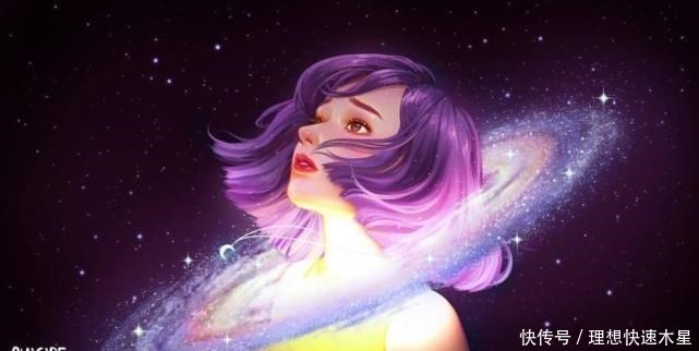 工作细胞|“月亮星星”拟人化头发做云、手捧月,国外画师不一样的脑洞!