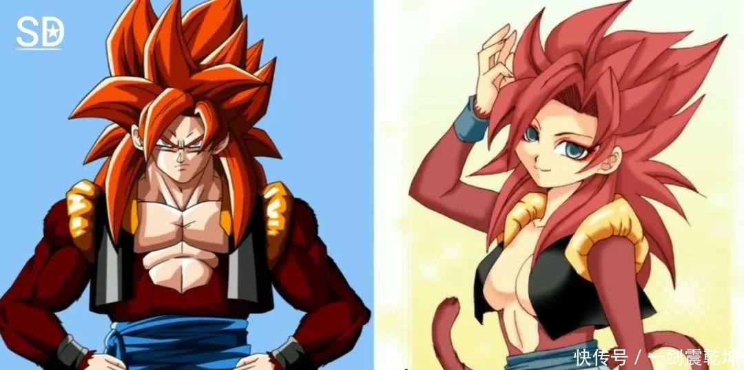 反串|当龙珠中的人物性别反串会怎样 网友 看到超蓝贝吉特我恋爱了