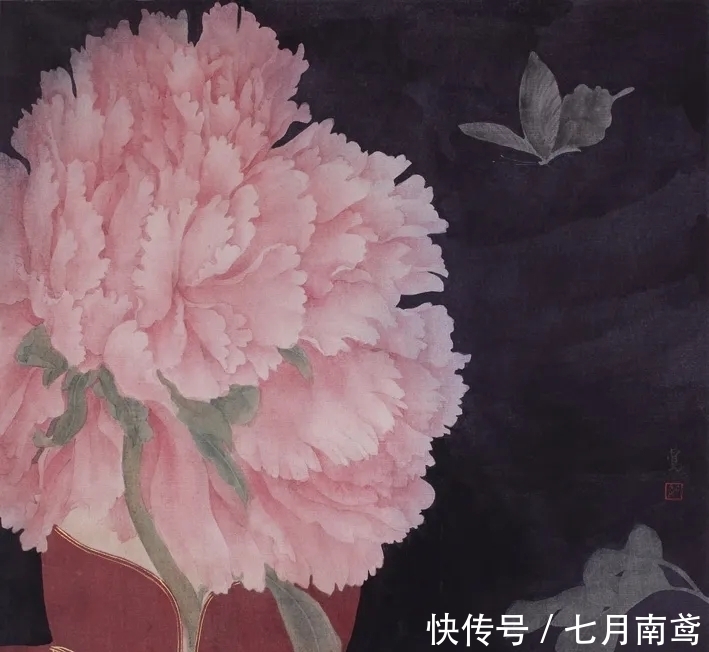 鲍莺|女性画家特有的审美情调，被她释放的淋漓尽致｜鲍莺花鸟画