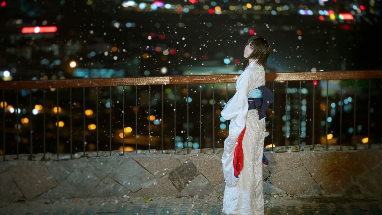 俯瞰|《空の境界》俯瞰风景 両儀式COSPLAY