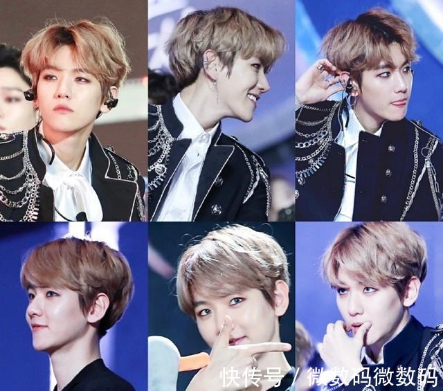 打扮 就是按照洋娃娃来打扮的吧!历数年末大赏伯贤超绝妆容概念!