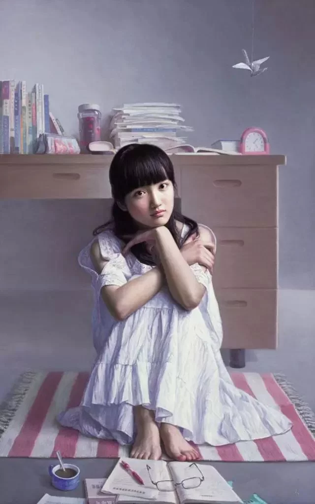 美女画家笔下的女孩 美女画家笔下的女孩