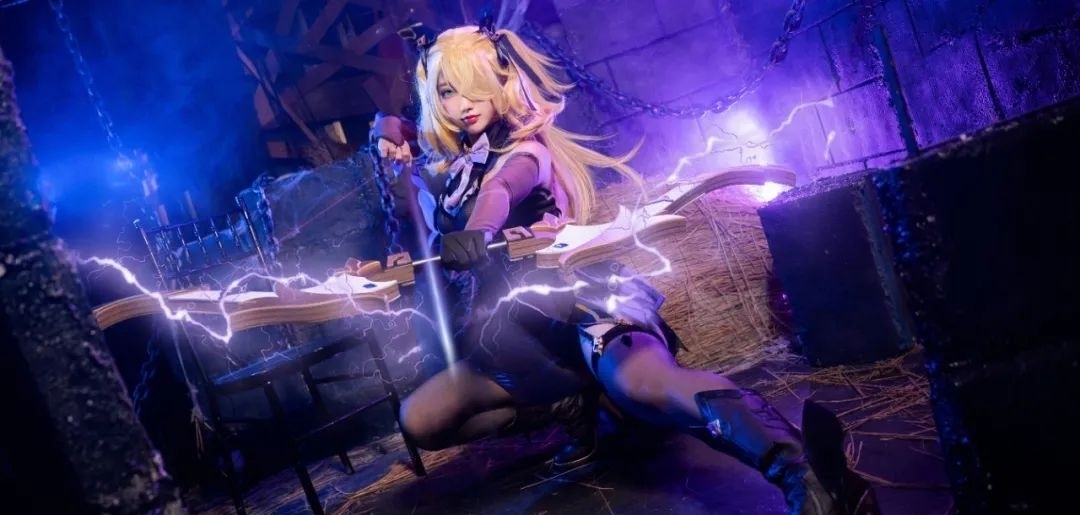 菲谢尔|cos:原神断罪之皇女菲谢尔cos正片@宮本桜