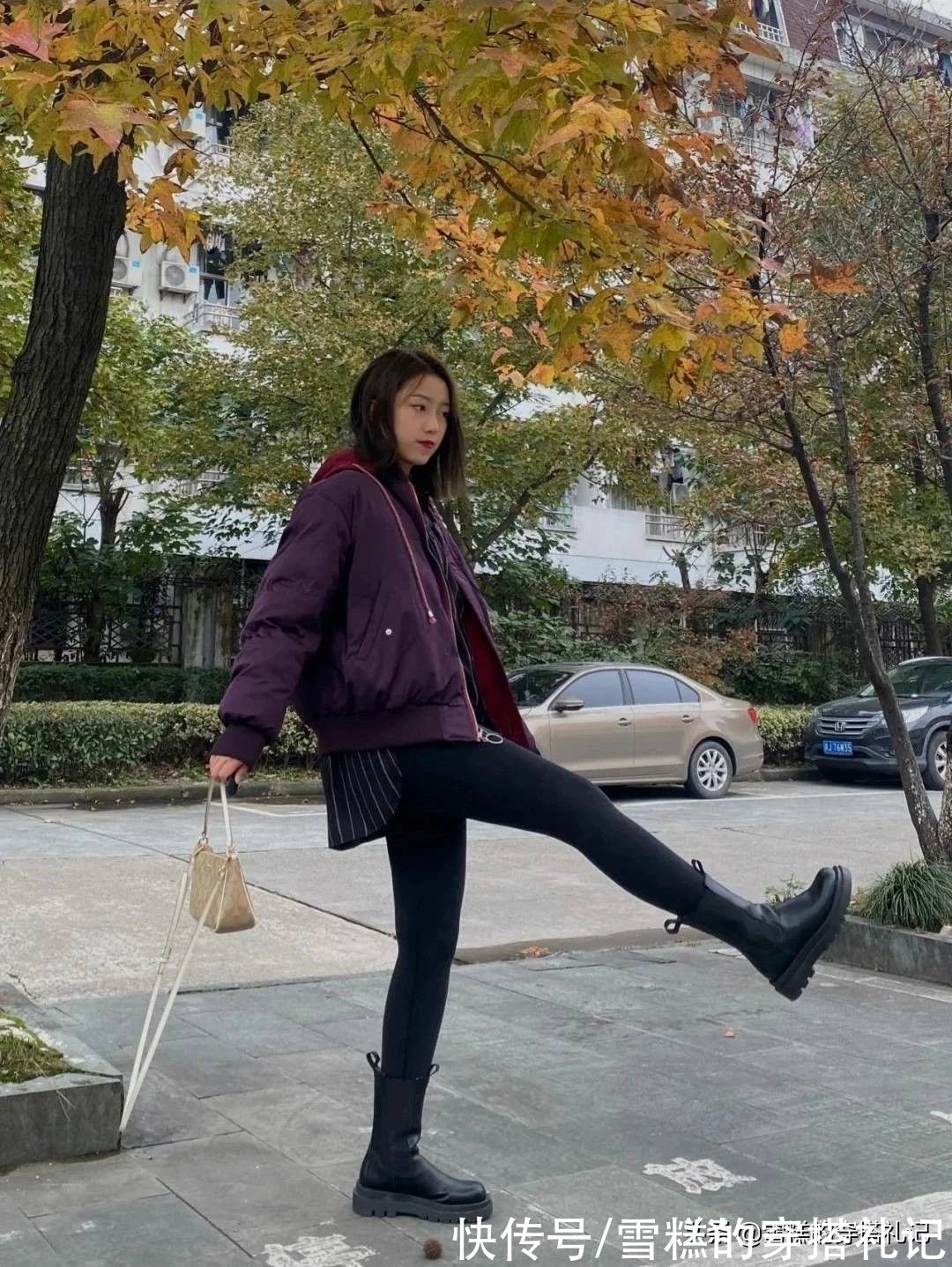 短靴 扔掉阔腿裤吧!今年流行穿“鲨鱼裤”,配上短靴、老爹鞋太时髦了