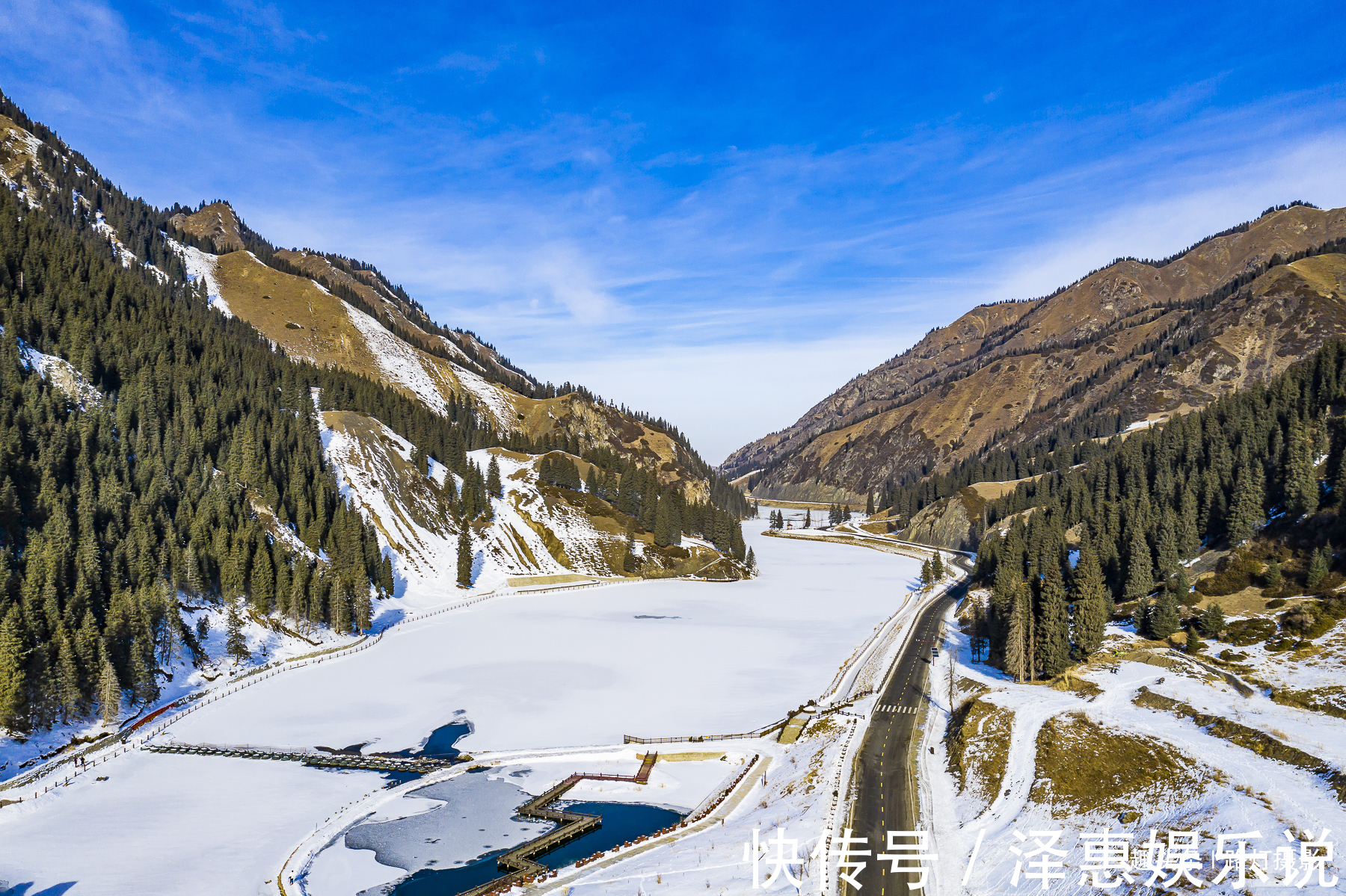 滑雪场|冬天一定要去一次新疆，邂逅贝加尔湖同款秘境，媲美北欧童话世界