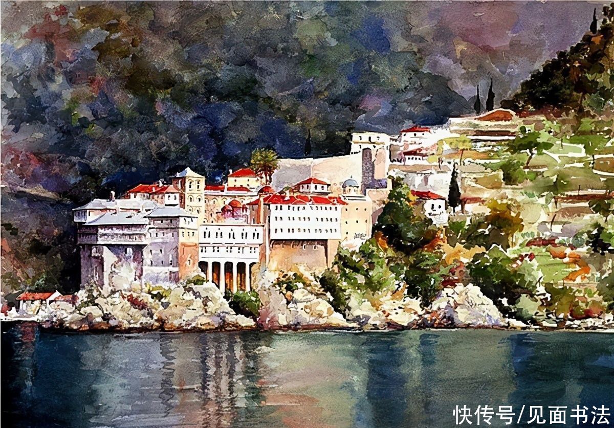 Zografos|Pantelis Zografos迷人的希腊风光水彩画