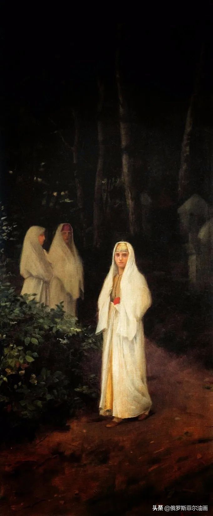 拉利@微妙而动人的油画，他画出了东方浪漫的神秘主义