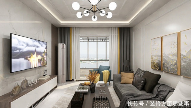 装修设计|108平简约风二居室,喜欢原木客厅自然纯净的不加修饰的美