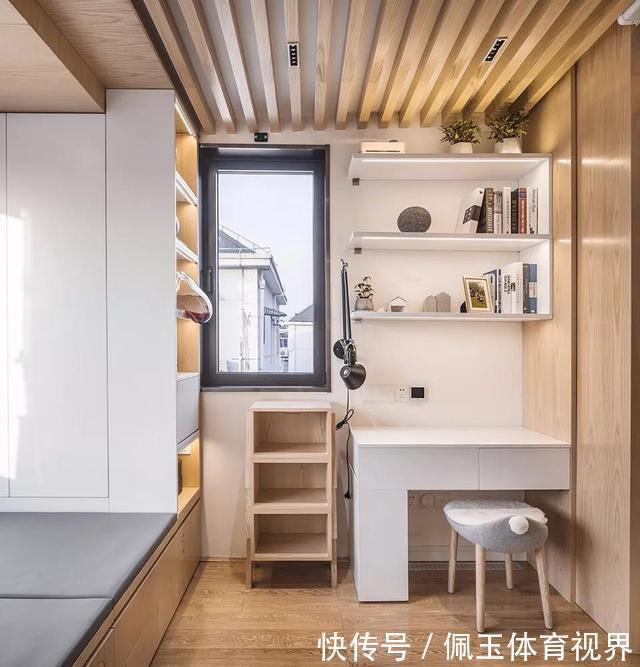 榻榻米|上海一家五口挤34㎡老公房,改造之后刚好5间房,网友:舒服了