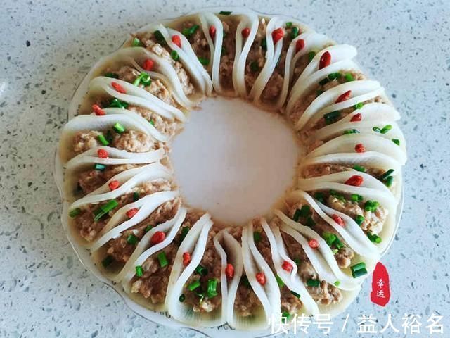 肉馅|年夜饭要端上一盘“花开富贵”,简单易操作,好吃好看寓意好
