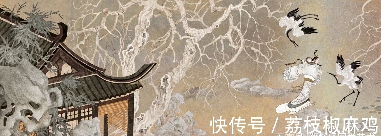 绘画#清华大学才女尧立,她笔下的插画,美到让人窒息