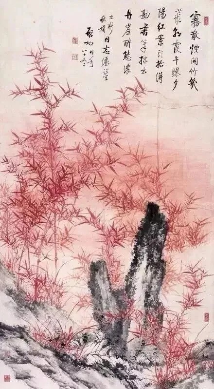 画竹@启功画竹大全,清秀至极!