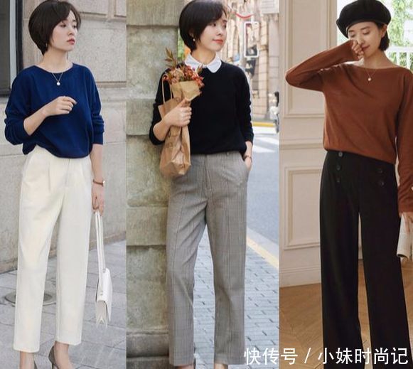 气韵|气质又高级!简约“基本款”穿搭:简简单单就很有气韵!