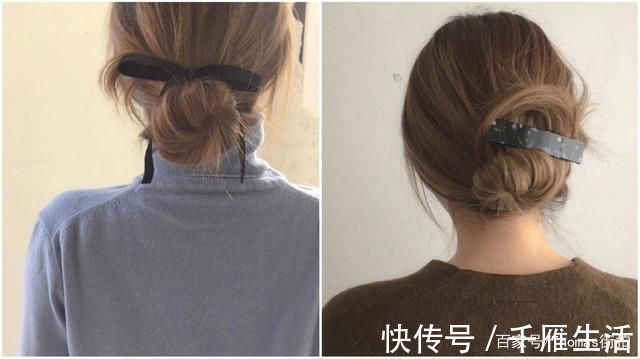 头发|女性发型打理,韩系美发搭配时髦的发饰,流露女性温柔优雅的气质