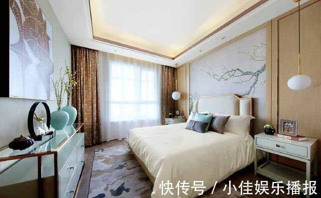 背景墙|168平米四居室，新中式混搭风格轻奢时尚，诗意高端堪称典范
