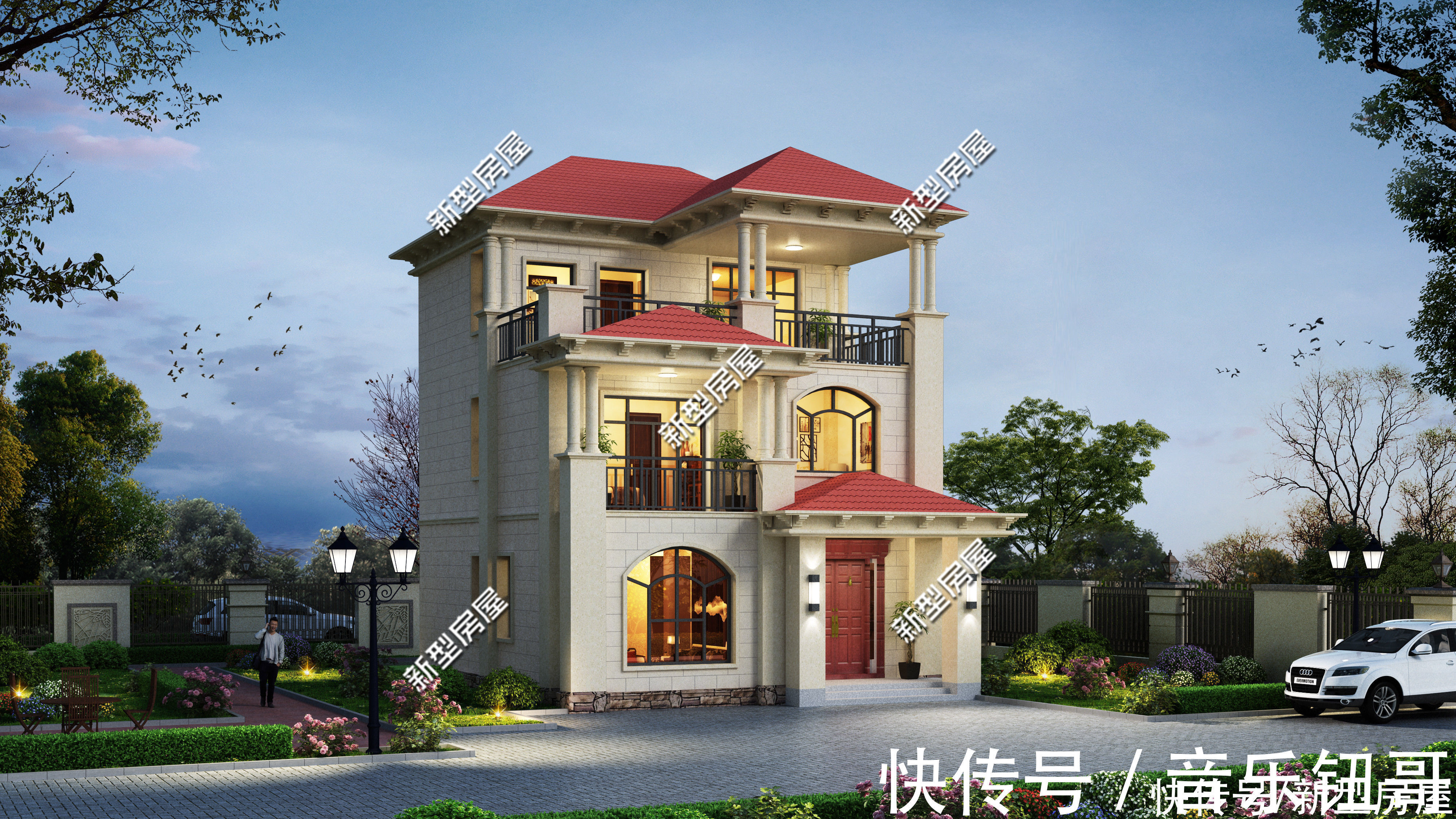 露台|30万的存款,能在农村建什么样的房子?这8套图纸看看你喜欢哪套