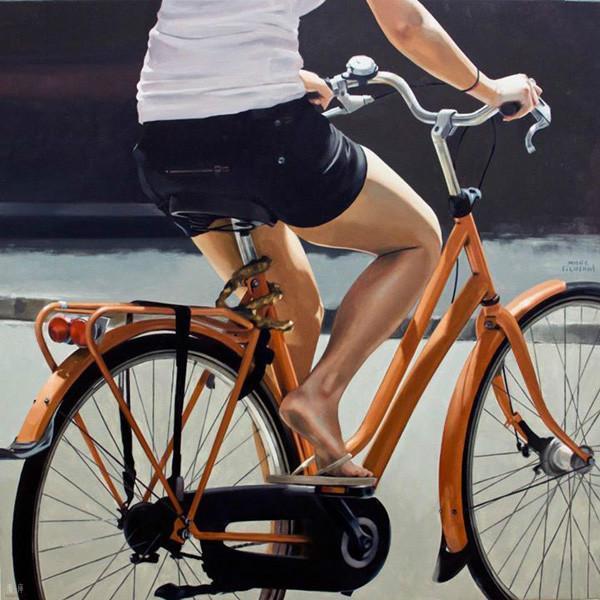 写实#城市街道人物油画:西班牙青年画家Marc Figueras的写实油画