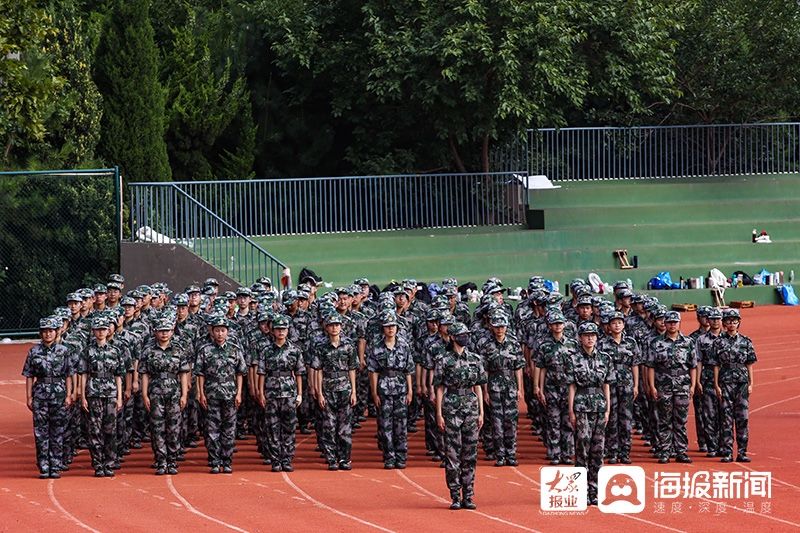 军训|青春活力，英姿飒爽！山东工商学院新生军训“大片”来了