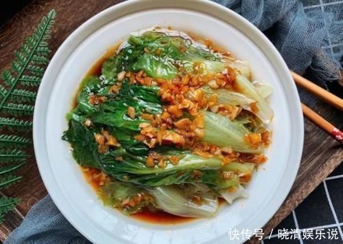 蚝油生菜|晚上经常吃这菜,体重悄悄往下掉,低热量低脂肪,5分钟就能搞定