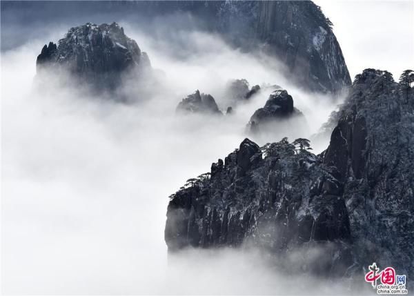 冰雪|大雪过后的黄山，是一个被冰雪包裹的艺术品