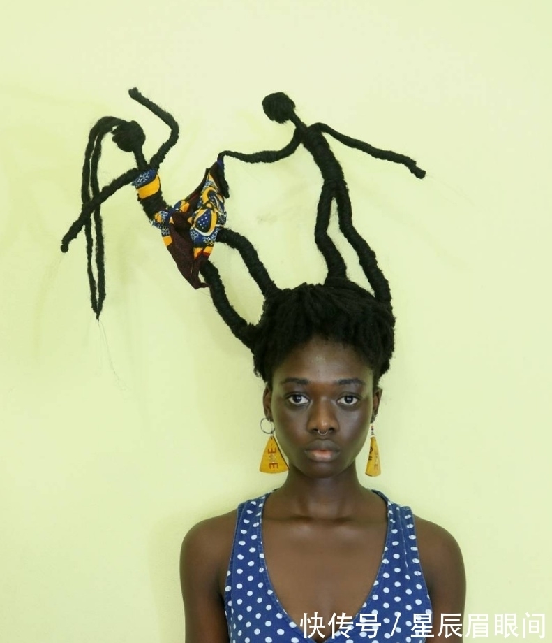 头发|非洲妹纸用头发表达思维,她的头发造型让人眼花缭乱