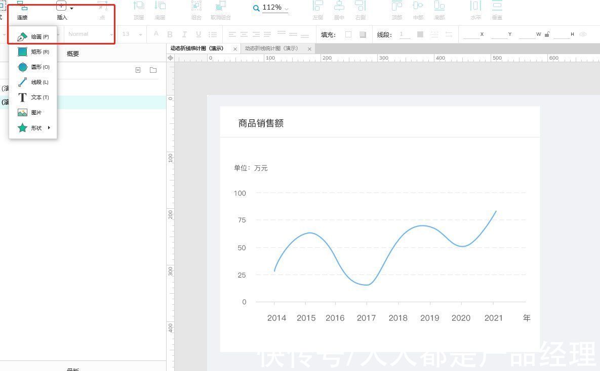 统计图|动态折线统计图