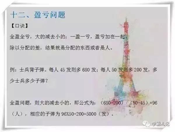 题目|“鬼才”数学老师：小学6年，我就教这13题，全班53人48个考满分