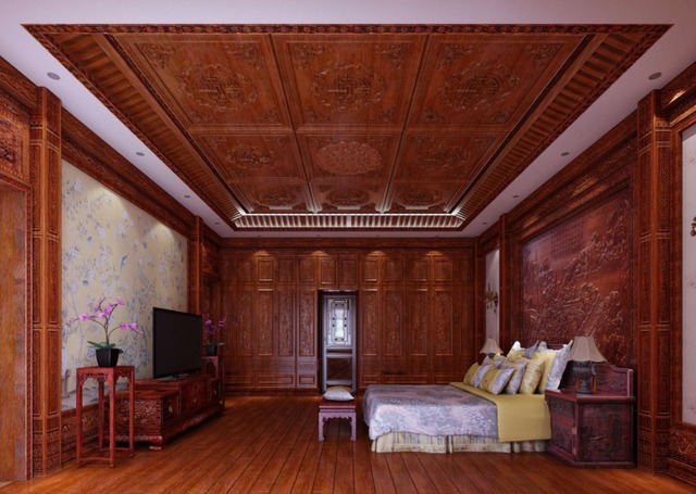 入户感|深圳发现一户人家,315㎡的中式别墅,屋内堆满了红木,太壕了