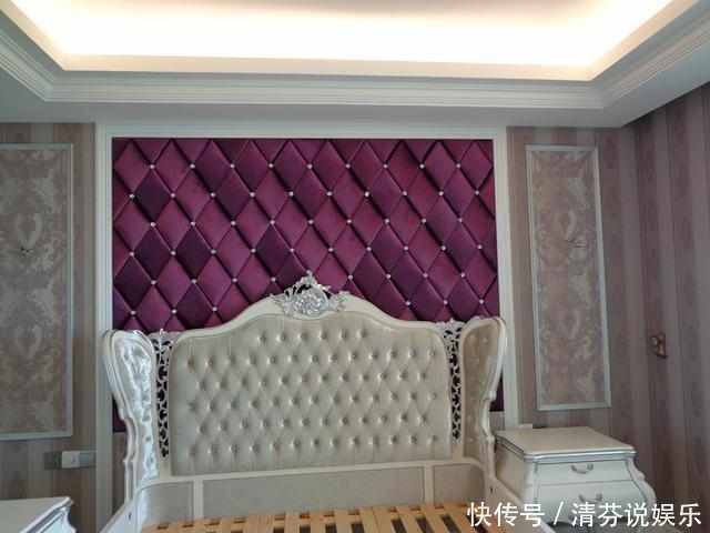 背景墙|老公把卧室装修得像皇宫似的，闺蜜都笑我是个有钱女人