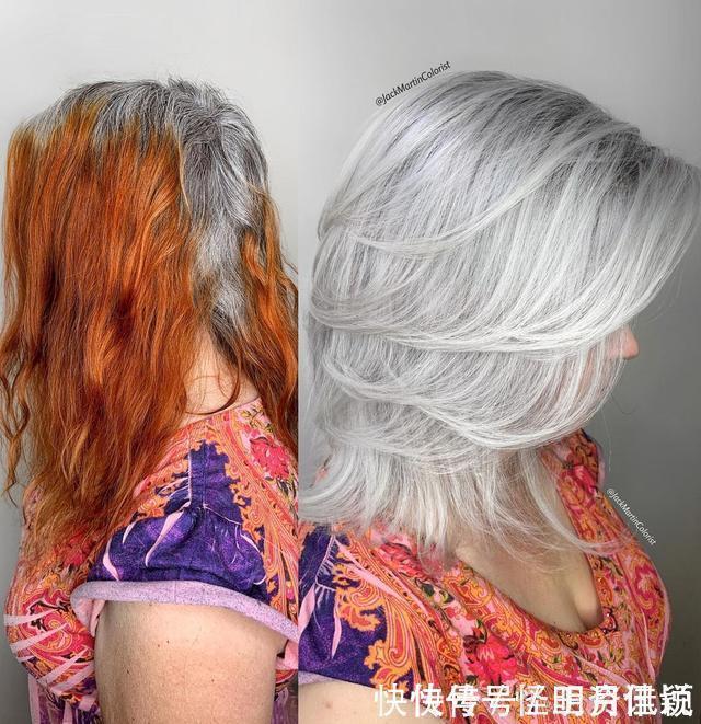 头发|换发型等于换脸,中年阿姨一换年轻10岁都不止,美到自己都笑了