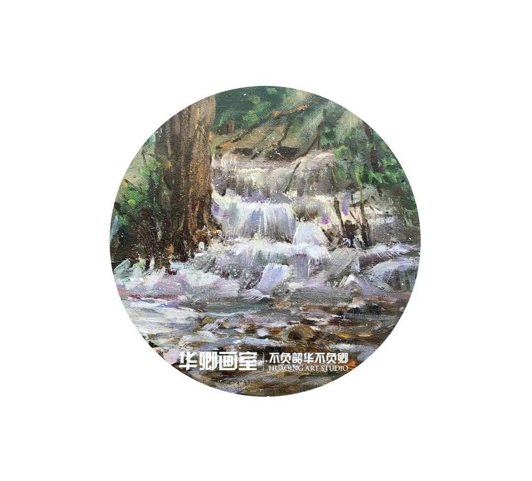 作品展#一眼沦陷这样绝美的秋色看完不得不爱!华卿国画定向班写生作品展