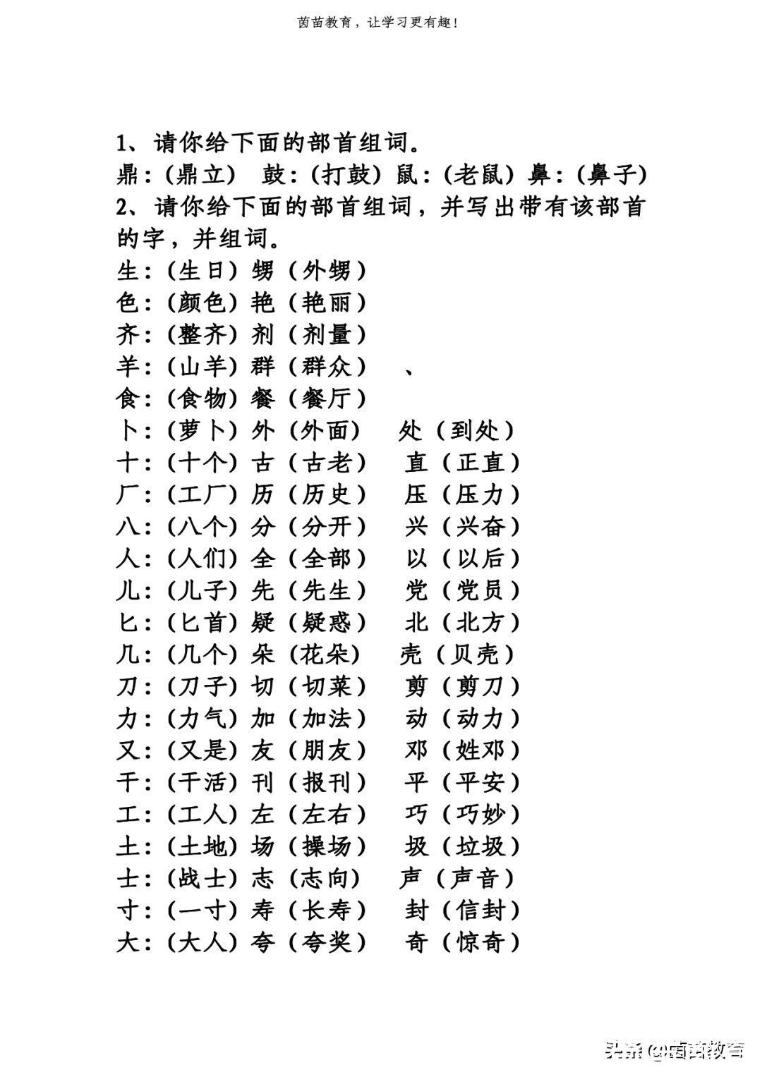 字法|二年级孩子怎么学好部首查字法，家长来看看